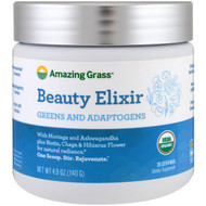 Amazing Grass, Beauty Elixir, Greens And Adaptogens, 4.9 oz (140 g)