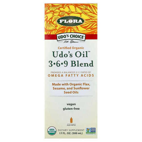 <img alt="Flora, Organic Udos Oil 3-6-9 Blend, 17 fl oz (500 ml)" title="Flora, Organic Udos Oil 3-6-9 Blend, 17 fl oz (500 ml),061998679821"