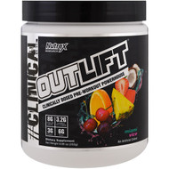 Nutrex Research, Outlift, Clinically Dosed Pre-Workout Powerhouse, Miami Vice, 8.89 oz (252 g)