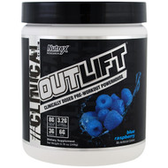 Nutrex Research, Outlift, Clinically Dosed Pre-Workout Powerhouse, Blue Raspberry, 8.78 oz (249 g)