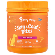 <img alt="Zesty Paws, Skin & Coat Bites, For Dogs, All Ages, Chicken, 90 Soft Chews, 11.1 oz (315 g)" title="Zesty Paws, Skin & Coat Bites, For Dogs, All Ages, Chicken, 90 Soft Chews, 11.1 oz (315 g),856521007154"