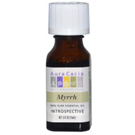 Aura Cacia, Pure Essential Oil, Myrrh, .5 fl oz (15 ml)