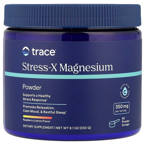<img alt="Trace, Stress-X Magnesium Powder, Raspberry Lemon, 8.1 oz (230 g)" title="Trace, Stress-X Magnesium Powder, Raspberry Lemon, 8.1 oz (230 g),878941003523"