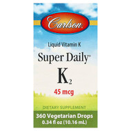 <img alt="Carlson, Super Daily K2, 0.34 fl oz (10.16 ml)" title="Carlson, Super Daily K2, 0.34 fl oz (10.16 ml),088395103001"