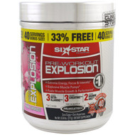 Six Star, Pre-Workout Explosion, Pink Lemonade, 8.16 oz (231 g)