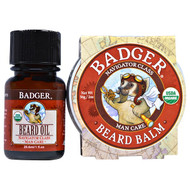 Badger Company, Beard Grooming Kit, 2 Piece Kit