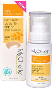 MyChelle Dermaceuticals Sun Shield Liquid Tint SPF 50 Nude -- 1 fl oz