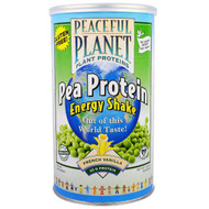 VegLife, Pea Protein Energy Shake, French Vanilla, 18.9 oz (534 g)