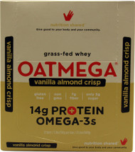 Boundless Nutrition, Oatmega Bar,  Vanilla Almond Crisp - 12 Bars