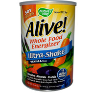 Natures Way, Alive! Ultra-Shake, Vanilla Flavored, 2.1 lbs (945 g)