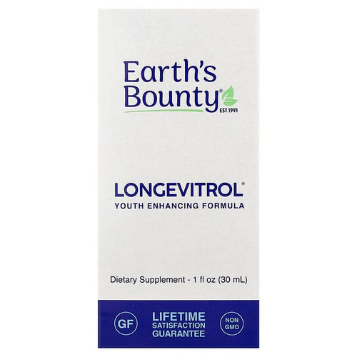 <img alt="Earths Bounty, Longevitrol, Youth Enhancing Formula , 1 fl oz (30 ml)" title="Earths Bounty, Longevitrol, Youth Enhancing Formula , 1 fl oz (30 ml),707990203007"