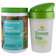 Amazing Grass, Green Superfood, Detox Digest & Shaker Gift Set, 2 Piece Set