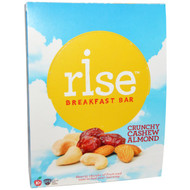 Rise Bar, Breakfast Bars, Crunchy Cashew Almond, 12 Bars, 1.4 oz (40 g) Each