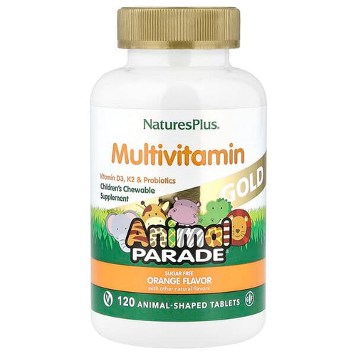 <img alt="NaturesPlus, Animal Parade Gold, Childrens Chewable Multivitamin, Orange, 120 Animal-Shaped Tablets" title="NaturesPlus, Animal Parade Gold, Childrens Chewable Multivitamin, Orange, 120 Animal-Shaped Tablets,097467299368"