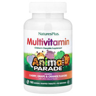 <img alt="NaturesPlus, Animal Parade, Childrens Chewable Multivitamin, Cherry, Grape & Orange, 180 Animal-Shaped Tablets" title="NaturesPlus, Animal Parade, Childrens Chewable Multivitamin, Cherry, Grape & Orange, 180 Animal-Shaped Tablets,097467299825"