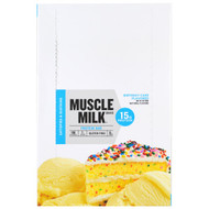 Cytosport, Inc, Muscle Milk, Protein Bar, Birthday Cake, 12 Bars, 1.76 oz (50 g) Each