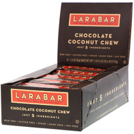 Larabar, Chocolate Coconut Chew, 16 Bars, 1.6 oz (45 g) Each