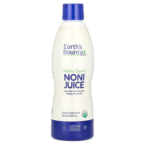 <img alt="Earths Bounty, Tahitian Organic Noni Juice, 32 fl oz (946 ml)" title="Earths Bounty, Tahitian Organic Noni Juice, 32 fl oz (946 ml),707990210005"