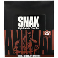 Universal Nutrition, Animal Snak Bar, Double Chocolate Brownie, 12 Bars, 3.3 oz (94.6 g) Each