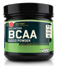 Optimum Nutrition Instantized BCAA 5000 Powder Fruit Punch -- 40 Servings