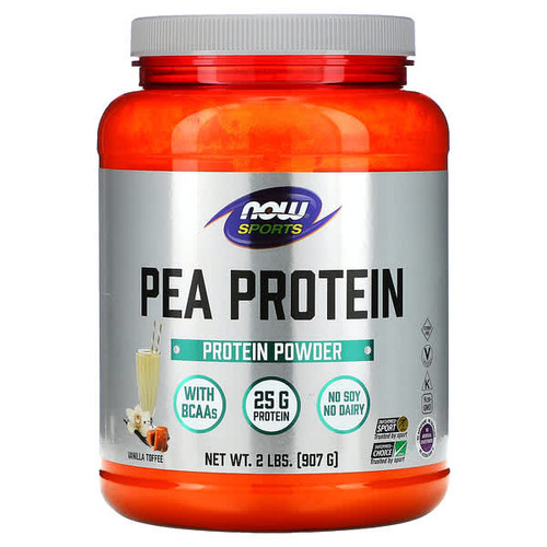 <img alt="NOW Foods, Sports, Pea Protein, Vanilla Toffee, 2 lbs (907 g)" title="NOW Foods, Sports, Pea Protein, Vanilla Toffee, 2 lbs (907 g),733739021342"