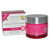 Andalou Naturals, 1000 Roses, Heavenly Night Cream, Sensitive, 1.7 fl oz (50 ml)
