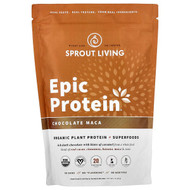 <img alt="Sprout Living, Epic Protein, Organic Plant Protein + Superfoods, Chocolate Maca, 1 lb (456 g)" title="Sprout Living, Epic Protein, Organic Plant Protein + Superfoods, Chocolate Maca, 1 lb (456 g),852457007060"