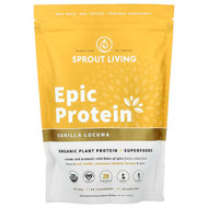 <img alt="Sprout Living, Epic Protein, Organic Plant Protein + Superfoods, Vanilla Lucuma, 1 lb (456 g)" title="Sprout Living, Epic Protein, Organic Plant Protein + Superfoods, Vanilla Lucuma, 1 lb (456 g),852457007091"