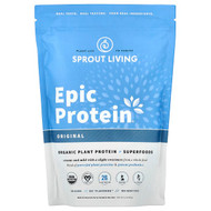 <img alt="Sprout Living, Epic Protein, Organic Plant Protein + Superfoods, Original, 1 lb (456 g)" title="Sprout Living, Epic Protein, Organic Plant Protein + Superfoods, Original, 1 lb (456 g),852457007008"