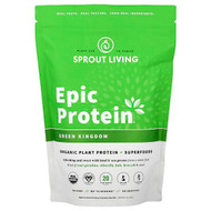 <img alt="Sprout Living, Epic Protein, Organic Plant Protein + Superfoods, Green Kingdom, 1 lb (456 g)" title="Sprout Living, Epic Protein, Organic Plant Protein + Superfoods, Green Kingdom, 1 lb (456 g),852457007121"