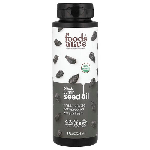 <img alt="Foods Alive, Organic Black Cumin Seed Oil, 8 fl oz (236 ml)" title="Foods Alive, Organic Black Cumin Seed Oil, 8 fl oz (236 ml),891551000645"