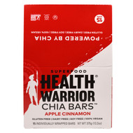 Health Warrior, Chia Bars, Apple Cinnamon, 15 Bars - (25 g) Each