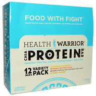 Health Warrior, Superfood Protein Bar, Chocolate Variety Pack, 12 Bars, 1.76 oz (50 g) Each