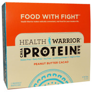 Health Warrior, Superfood Protein Bar, Peanut Butter Cacao, 12 Bars, 50 g Each