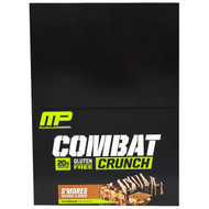 MusclePharm, Combat Crunch, Smores, 12 Bars, 2.22 oz (63 g) Each