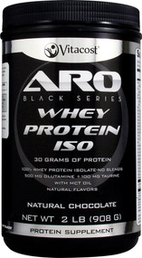 ARO-Vitaco Black Series Whey Protein Isolate Natural Chocolate -- 2 lb (908 g)