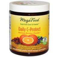 MegaFood, Daily C-Protect Nutrient Booster Powder, Unsweetened, 2.25 oz (63.9 g)
