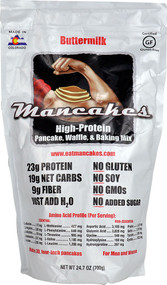 Mancakes High-Protein Pancake Waffle & Baking Mix  Buttermilk - 24.7 oz