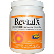 Natural Factors, RevitalX, Intestinal Rejuvenation Formula, Drink Mix, 1 lb (454 g)