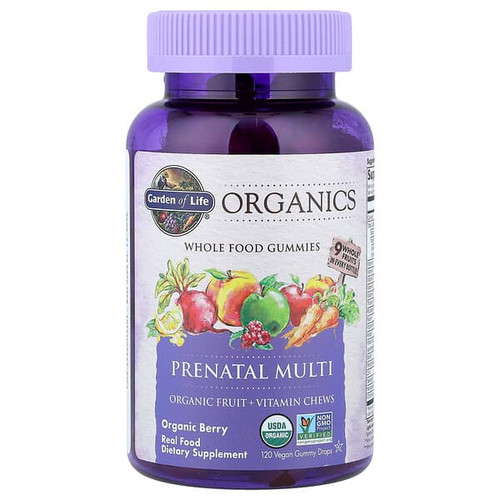 <img alt="Garden of Life, Organics, Prenatal Multi Gummies, Organic Berry, 120 Vegan Gummy Drops" title="Garden of Life, Organics, Prenatal Multi Gummies, Organic Berry, 120 Vegan Gummy Drops,658010120302"
