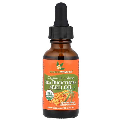 <img alt="SeaBuckWonders, Organic Himalayan Sea Buckthorn Seed Oil, 1 fl oz (30 ml)" title="SeaBuckWonders, Organic Himalayan Sea Buckthorn Seed Oil, 1 fl oz (30 ml),674756780075"