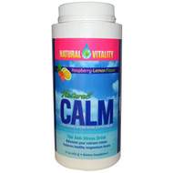Natural Vitality, Natural Calm, The Anti-Stress Drink, Organic Raspberry-Lemon Flavor, 16 oz (453 g)