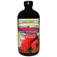 Natural Sources, Raspberry Drink Concentrate, Naturally Sweetened, 16 fl oz (480 ml)