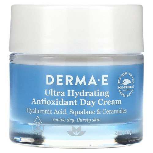 <img alt="DERMA E, Ultra Hydrating Antioxidant Day Cream, 2 oz (56 g)" title="DERMA E, Ultra Hydrating Antioxidant Day Cream, 2 oz (56 g),030985004656"