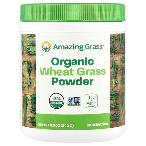 <img alt="Amazing Grass, Organic Wheat Grass Powder, 8.5 oz (240 g)" title="Amazing Grass, Organic Wheat Grass Powder, 8.5 oz (240 g),829835011001"