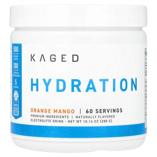 <img alt="Kaged, Hydration, Orange Mango, 10.14 oz (288 g)" title="Kaged, Hydration, Orange Mango, 10.14 oz (288 g),852253007431"
