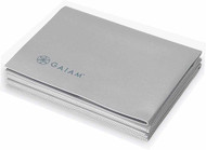 Gaiam Foldable Yoga Mat Solid Grey -- 1 Mat