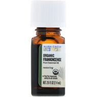 Aura Cacia, Organic Frankincense, .25 fl oz (7.4 ml)