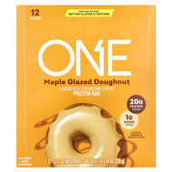 <img alt="One Brands, Protein Bar, Maple Glazed Doughnut, 12 Bars, 2.12 oz (60 g) Each" title="One Brands, Protein Bar, Maple Glazed Doughnut, 12 Bars, 2.12 oz (60 g) Each,788434106764"
