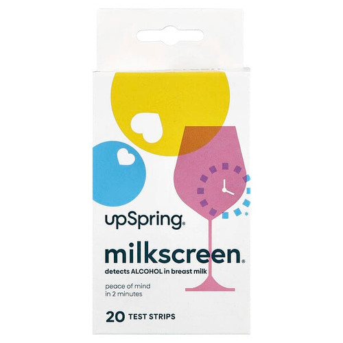 <img alt="UpSpring, Milkscreen, 20 Test Strips" title="UpSpring, Milkscreen, 20 Test Strips,855520001088"